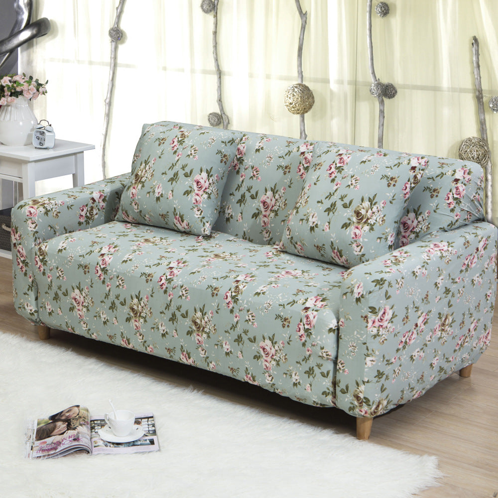 Cross-Border Wish Striped All-Inclusive Sofa Cover, Sofa Cover Stretch Fabric Sofa Cover, Sofa Towel