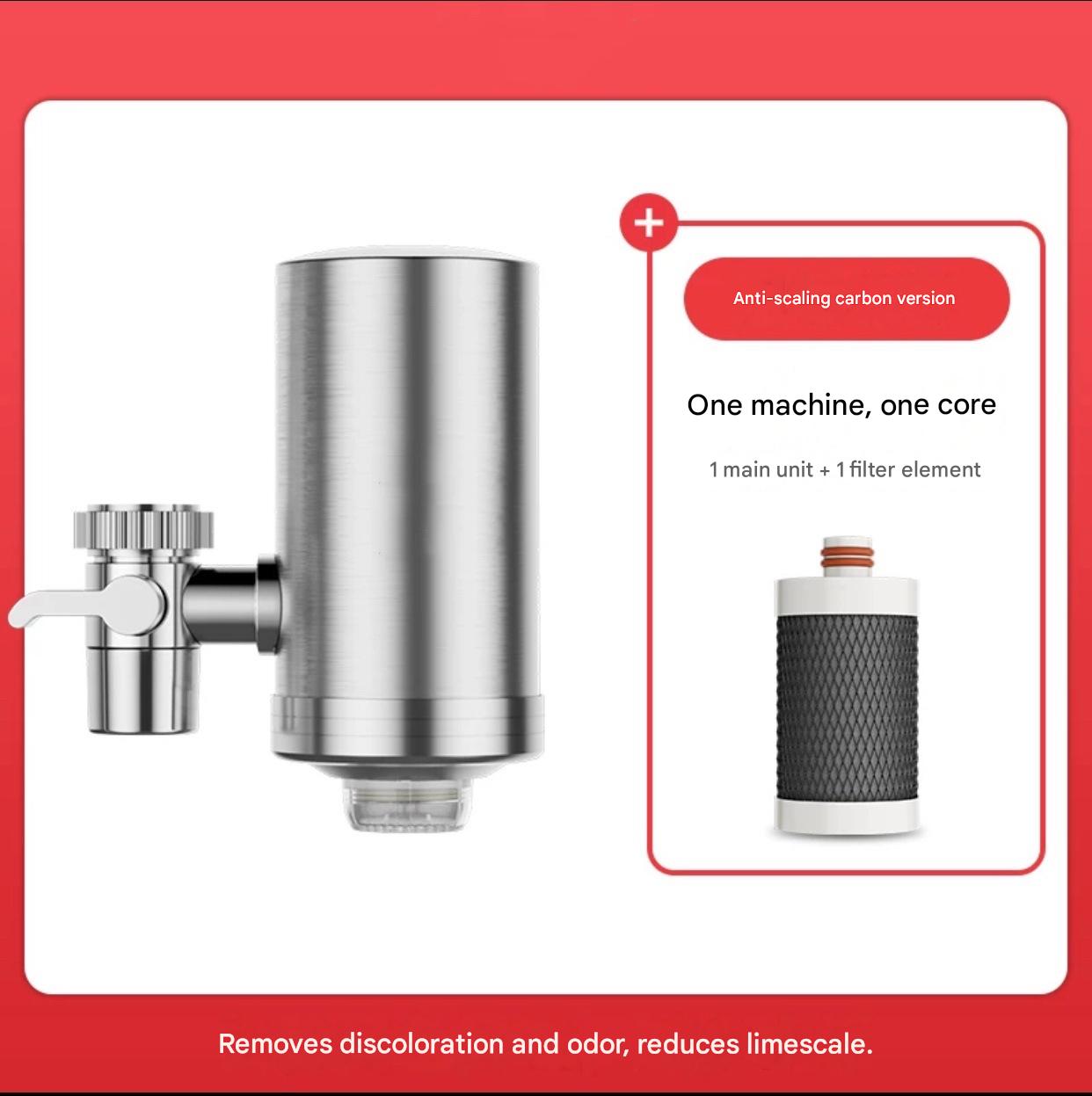 304 Stainless Steel Water Filter, Household Kitchen Faucet Pre-filter, Direct Drinking Water, Shower Sprayer