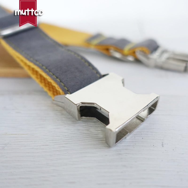 Self-designed creative dog collars, pet denim collars, handmade dog collars, pet supplies