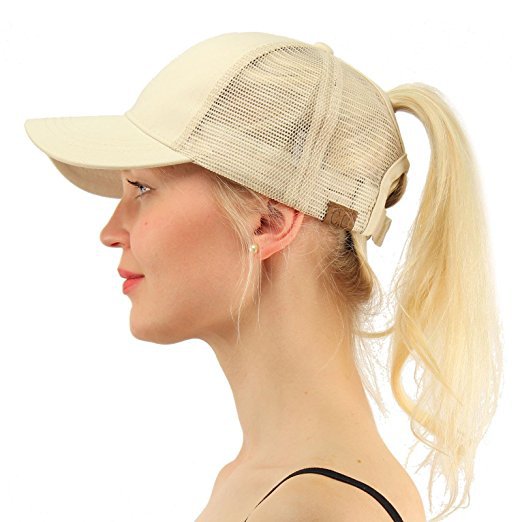 Ponytail Women Mesh Caps