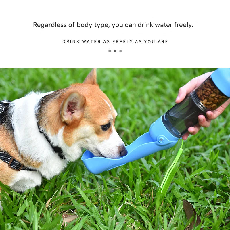 Manufacturer pet going out accompanying cup portable dog food water cup kettle going out pet feeding drinking fountain pet water cup