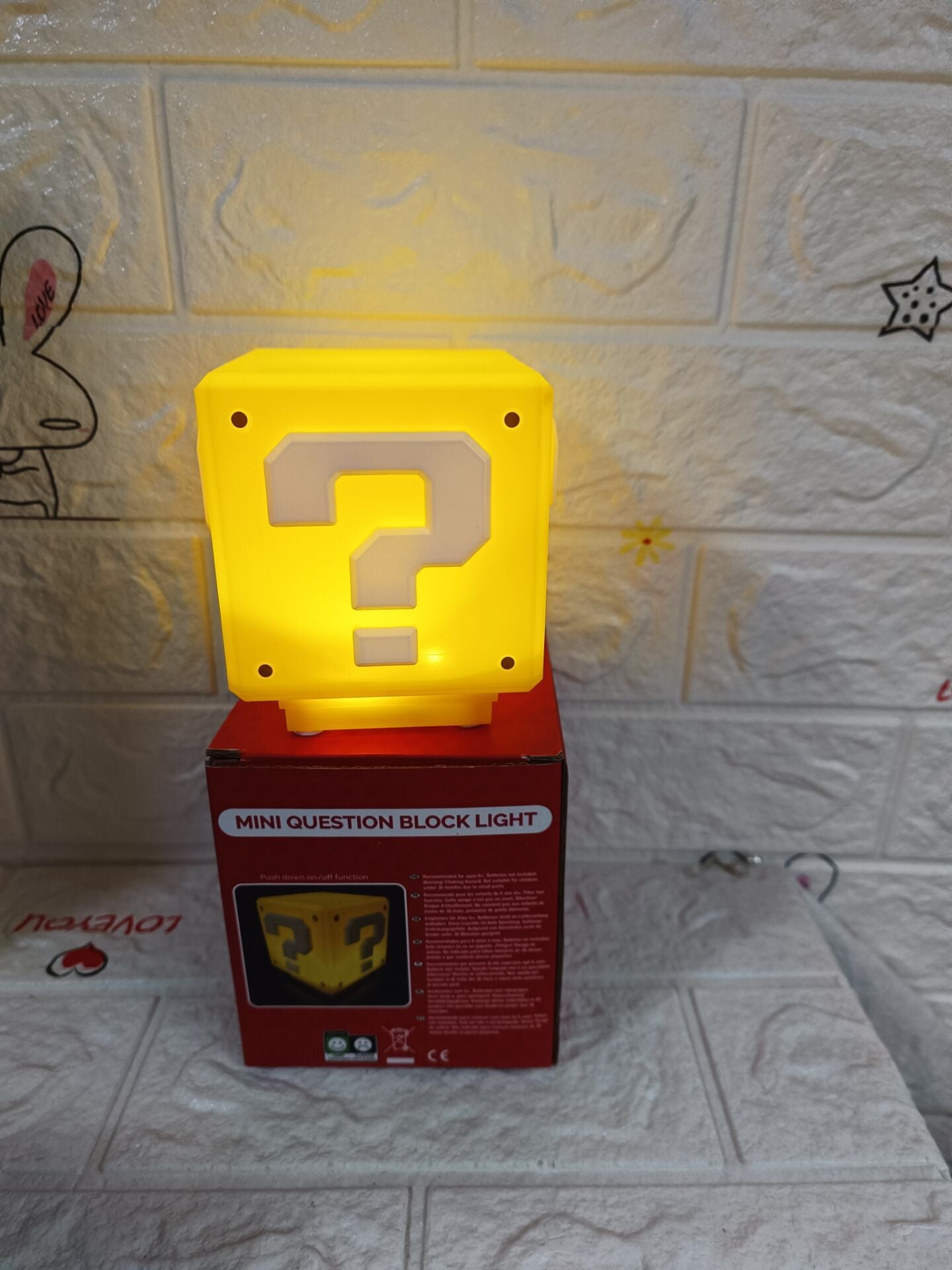 Sounding Light LED Question Mark Light Thinking Light, USB Rechargeable Night Light Bedroom Desk Lamp