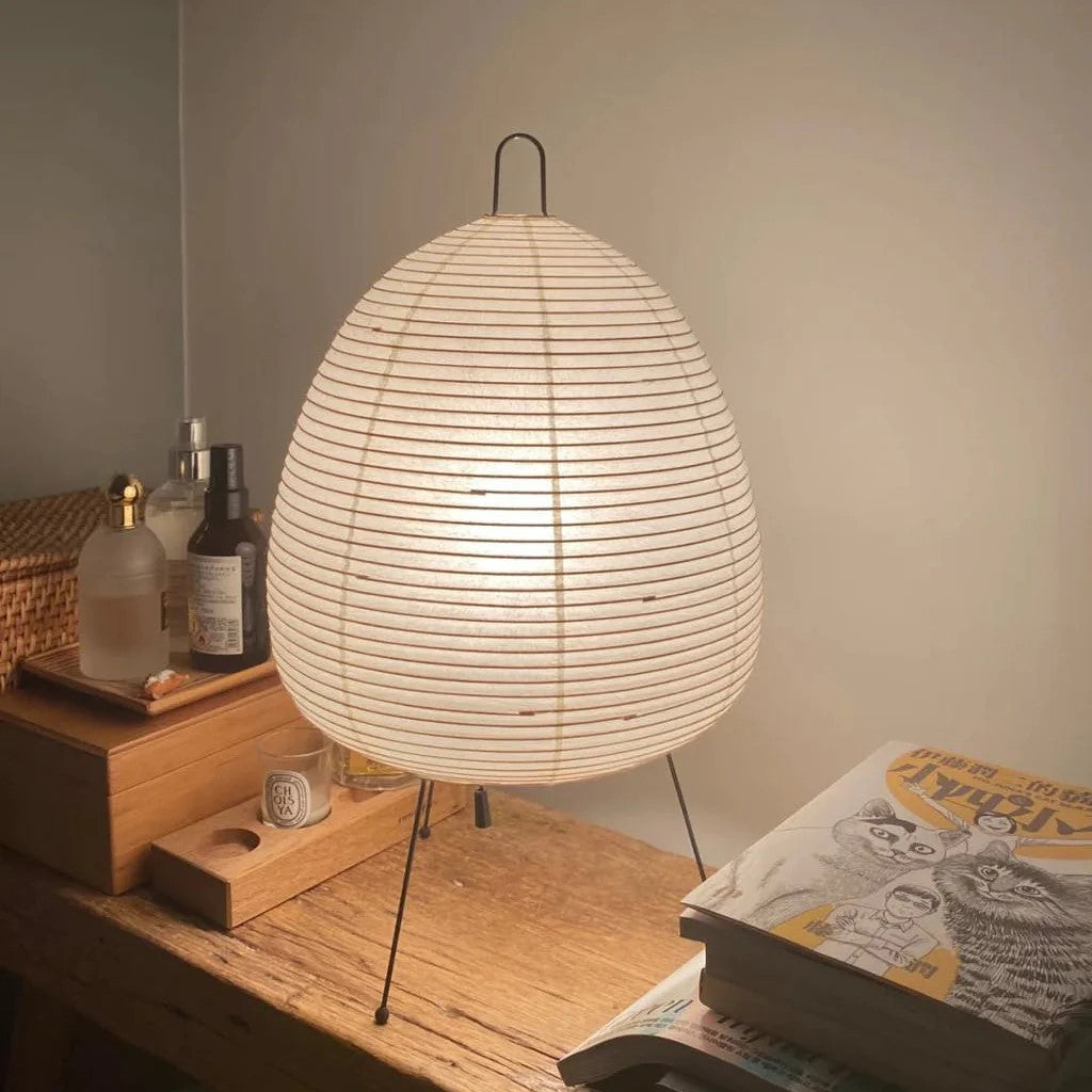 Akar Noguchi Isamu Japanese Rice Paper Table Lamp Wabi-sabi Style Living Room High-end Designer Art Decoration Bedside Table Lamp