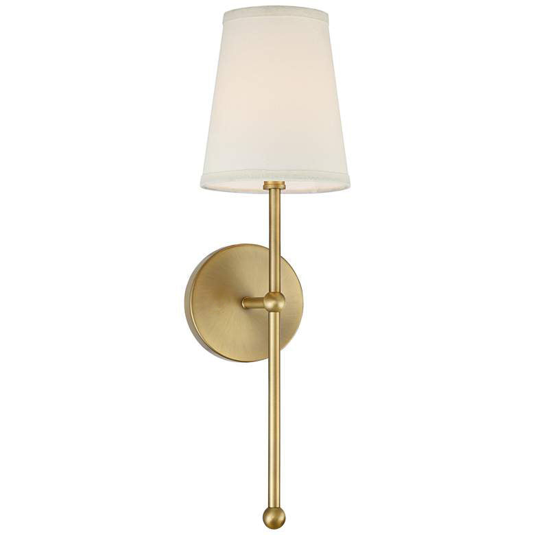 American Simple Wall Lamp Brass Color Fabric Bedroom Bedside Lamp Modern Living Room Background Lamp Bathroom Mirror Headlight Black