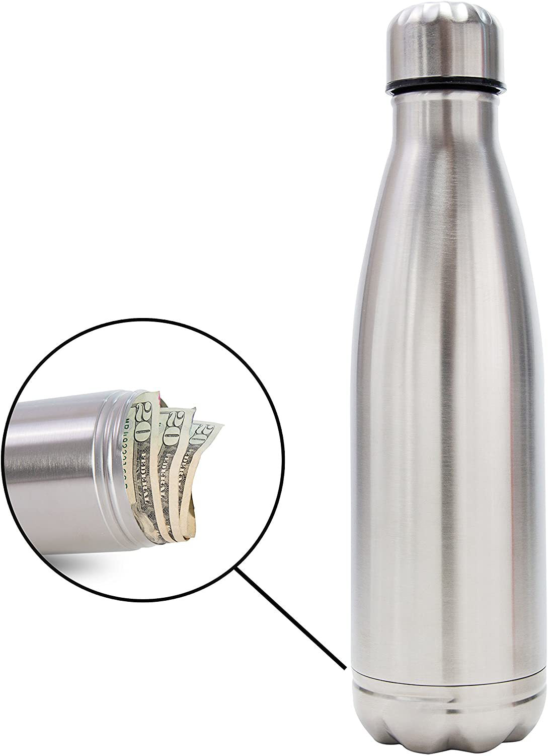 Stainless Steel Bottle Hidden Tank Outdoor Portable Storage Thermos