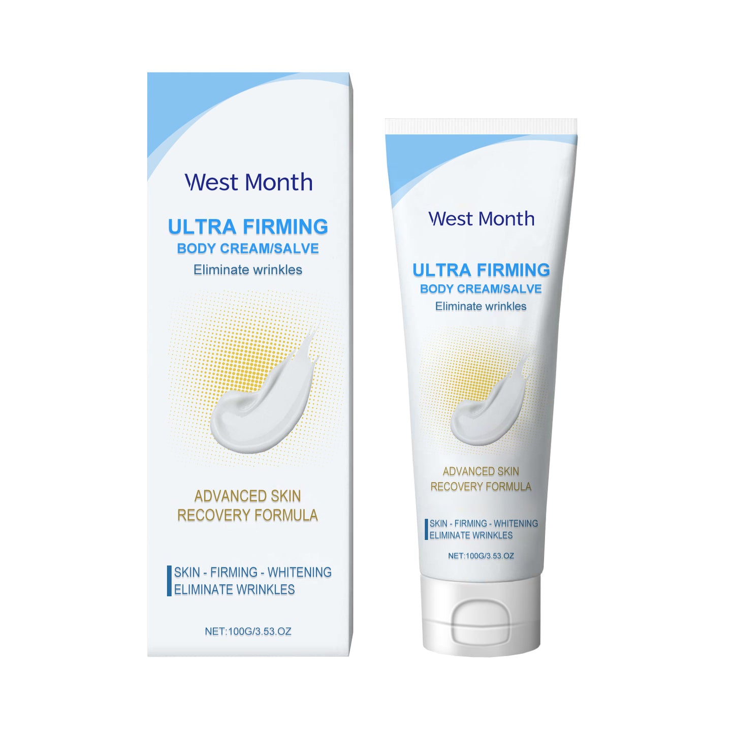 West&Month Body Lotion Moisturizing Light Skin Care Body Massage Body Lotion