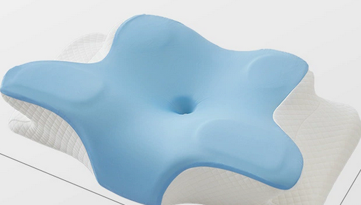 Foreign Trade Direct Sales of Butterfly-shaped Memory Foam Pillows with Slow Rebound Memory Foam Cores, Butterfly Neck Support Pillows, and Horn Pillows on Amazon