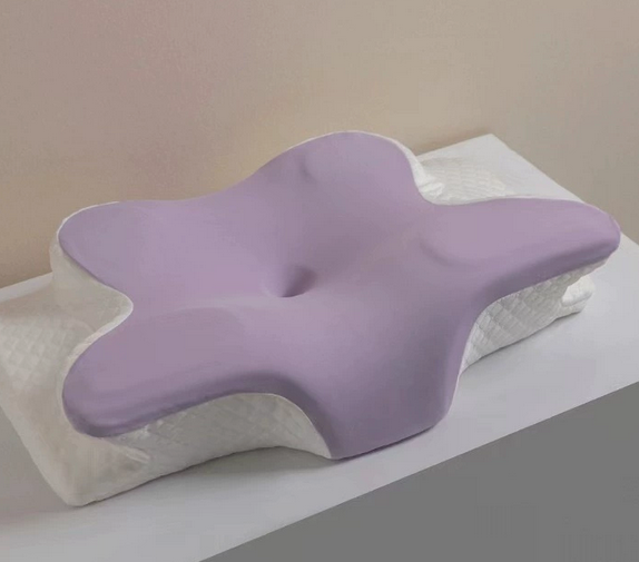 Foreign Trade Direct Sales of Butterfly-shaped Memory Foam Pillows with Slow Rebound Memory Foam Cores, Butterfly Neck Support Pillows, and Horn Pillows on Amazon