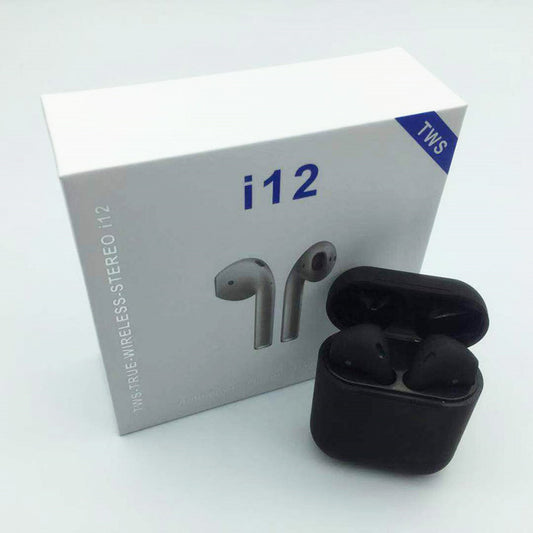 I12 Bluetooth Headset tws Wireless Bluetooth Headset 5.0 Touch Bluetooth Headset Sports Bluetooth Headset