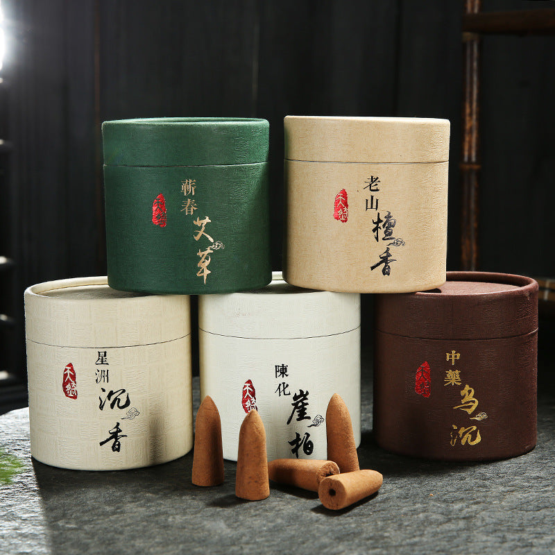 Backflow Fragrance Pure Indoor, Natural Purifying Air Aromatherapy Water Shenxiang Cliff Baitaxiang Household Bedroom Sandalwood Incense