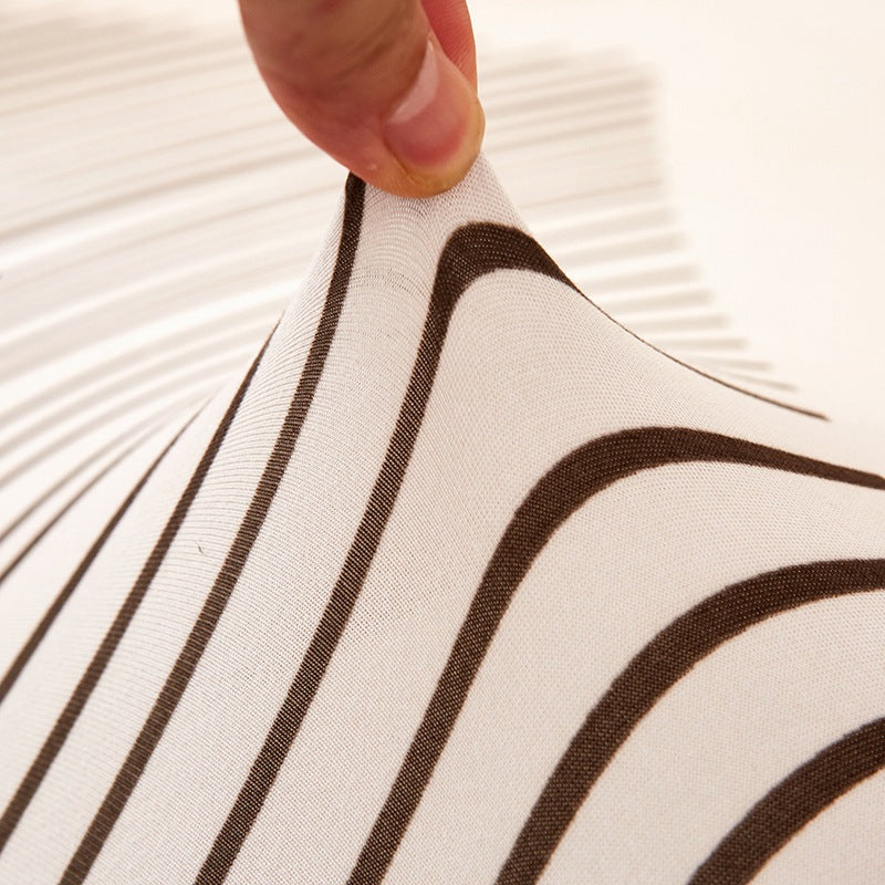 Cross-Border Wish Striped All-Inclusive Sofa Cover, Sofa Cover Stretch Fabric Sofa Cover, Sofa Towel