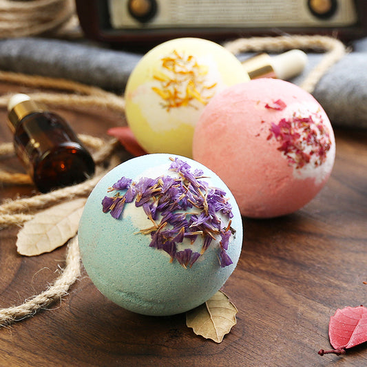 Explosive Bath Ball, Bubble Bath Ball, Vibrato Bath Flower, Female Bath Salt Bath Ball, Bath Ball, Bath Bubble Bomb Bath Supplies