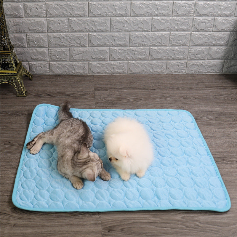 Cross-border Amazon Explosive Summer Pet Ice Mat Dog Mat Ice Silk Mat Cat Cool Mat Pet Supplies Wholesale