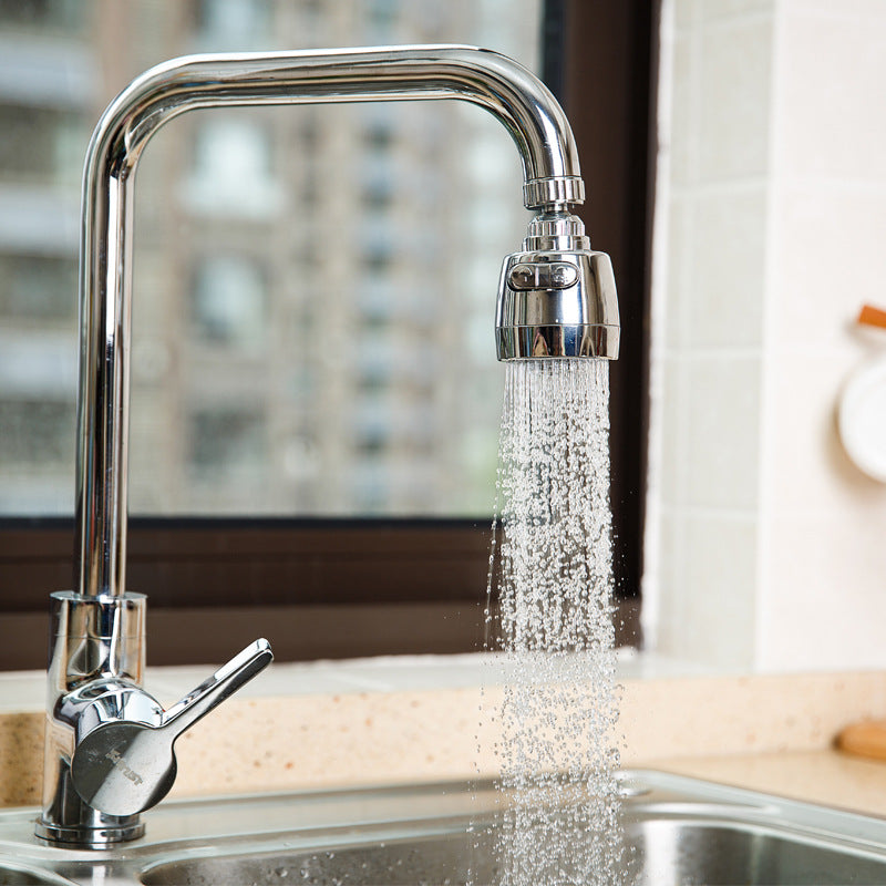 Faucet Splash Head Booster, 360 Rotation Filter Universal Kitchen Faucet Bubbler Extended Extension Water Saver