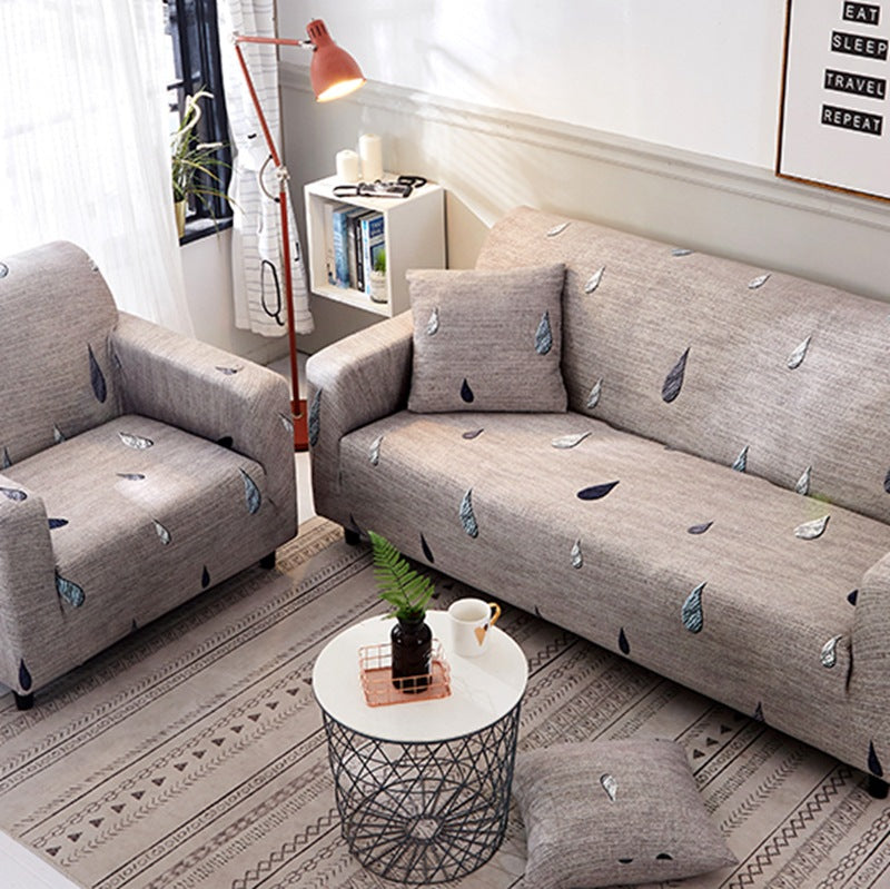 Cross-Border Wish Striped All-Inclusive Sofa Cover, Sofa Cover Stretch Fabric Sofa Cover, Sofa Towel