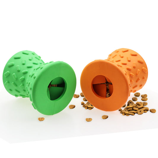 New pet toys, rubber chew-resistant teething dog toy balls, educational dog food leaking slow feeder