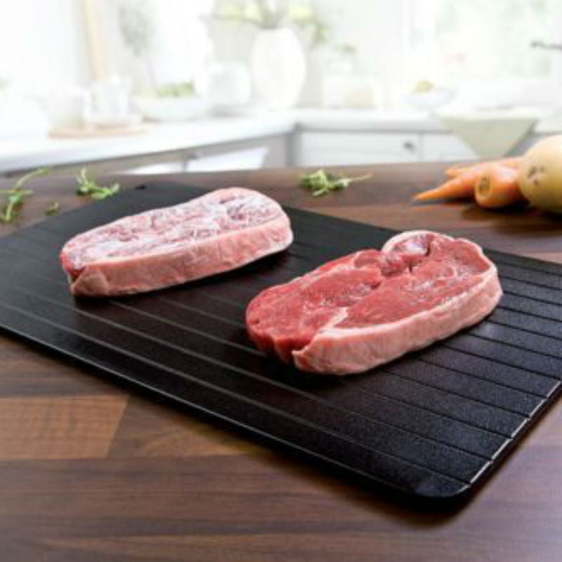 New Aluminum Thawing Plate, Steak Frozen Food Meat Quick Thawing Plate