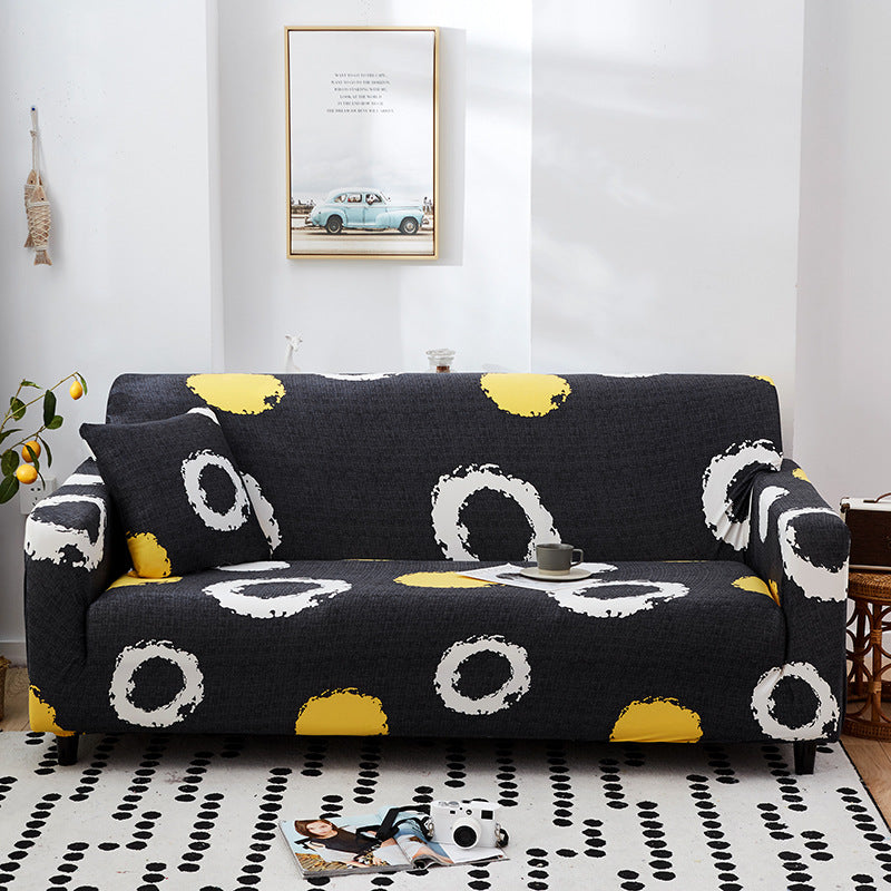 Cross-Border Wish Striped All-Inclusive Sofa Cover, Sofa Cover Stretch Fabric Sofa Cover, Sofa Towel