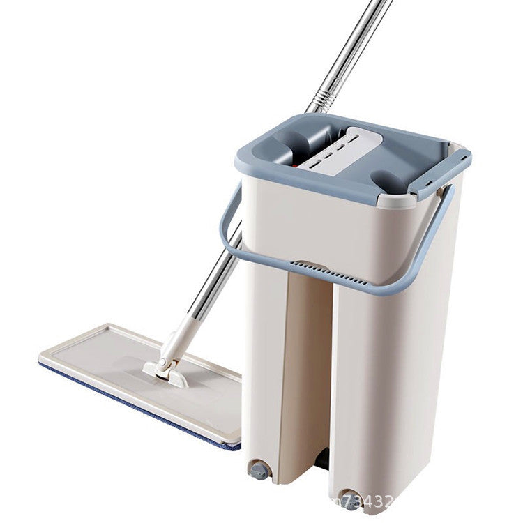 The New Manufacturer's New Scraper Flat Mop, Lazy Hand-washing Mop Household Wet and Dry Mop Spot