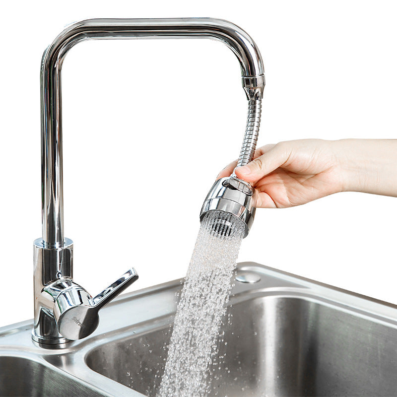 Faucet Splash Head Booster, 360 Rotation Filter Universal Kitchen Faucet Bubbler Extended Extension Water Saver