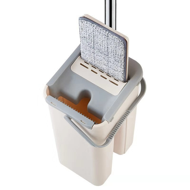 The New Manufacturer's New Scraper Flat Mop, Lazy Hand-washing Mop Household Wet and Dry Mop Spot