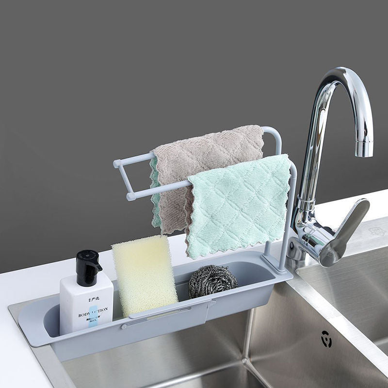 NEW Telescopic Sink Rack Holder