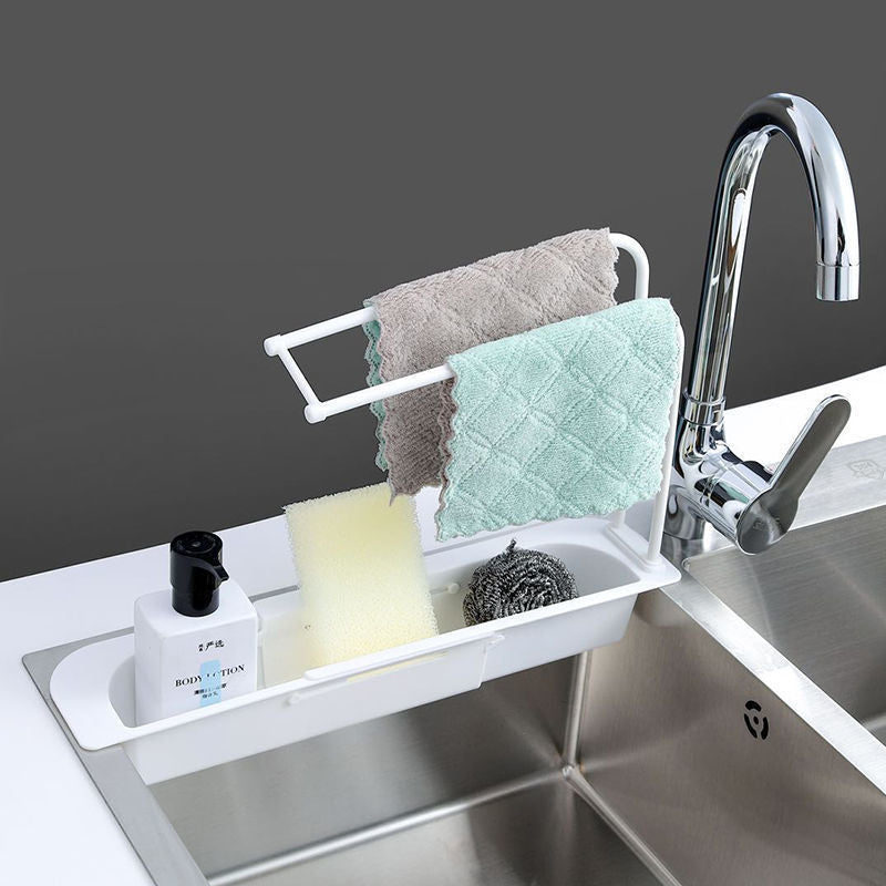 NEW Telescopic Sink Rack Holder