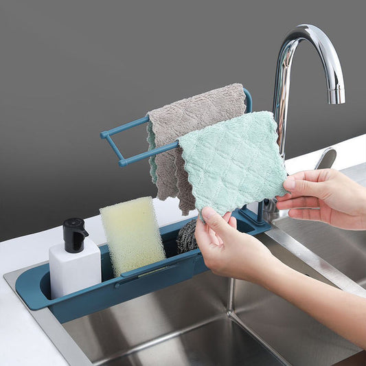 NEW Telescopic Sink Rack Holder