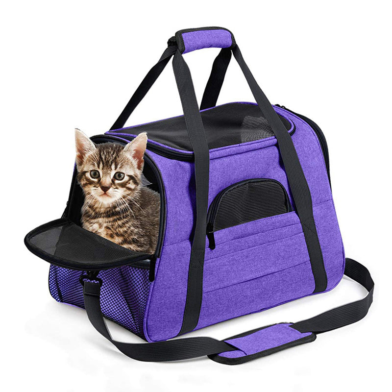 Pet Bag Portable Pet Backpack Dog Outing Bag Crossbody Pet Bag Hot Selling Pet Car Bag