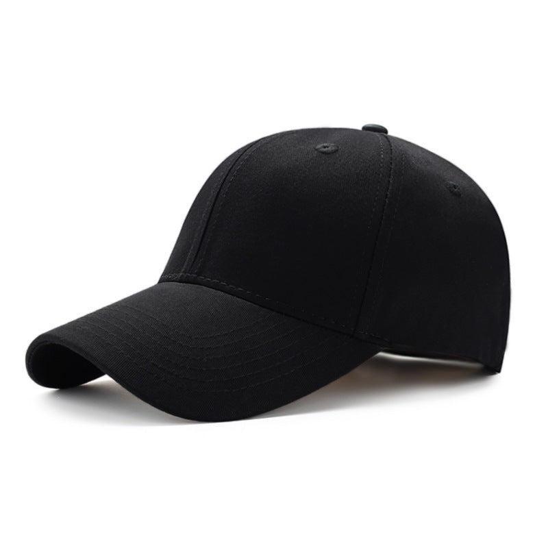 Factory wholesale pure cotton baseball caps solid color caps custom advertising caps custom logo embroidery light board sun hats