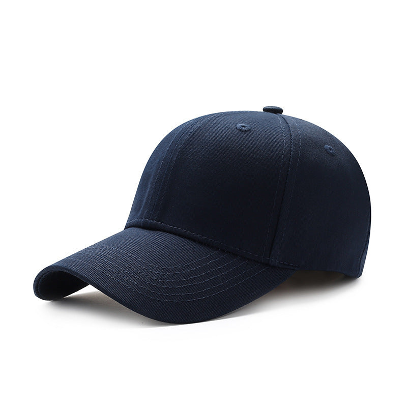 Factory wholesale pure cotton baseball caps solid color caps custom advertising caps custom logo embroidery light board sun hats