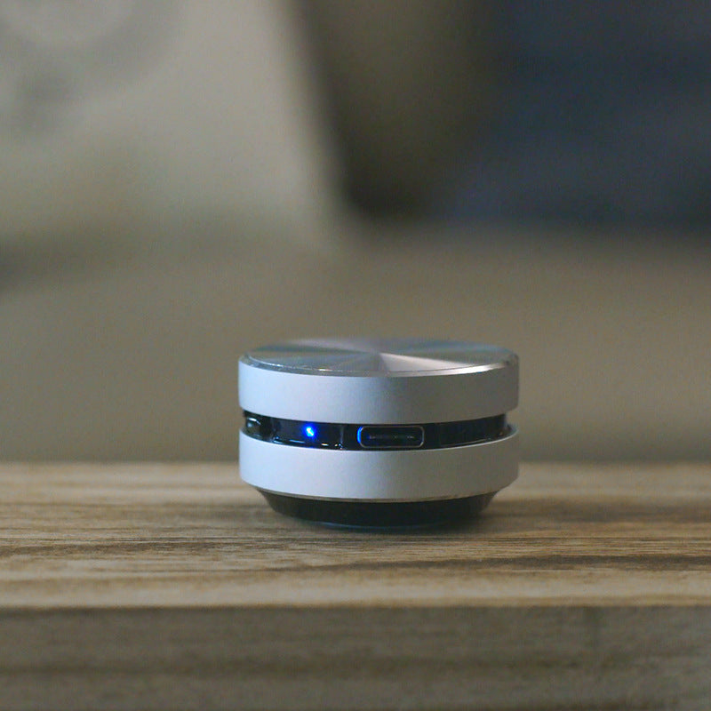 Round Portable Stereo Speaker, Wireless Bluetooth Long-lasting Standby Lightweight Mini High-sensitivity