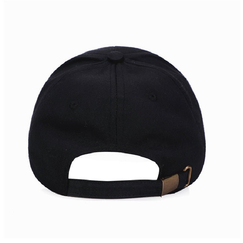 Factory wholesale pure cotton baseball caps solid color caps custom advertising caps custom logo embroidery light board sun hats