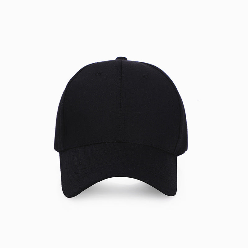 Factory wholesale pure cotton baseball caps solid color caps custom advertising caps custom logo embroidery light board sun hats
