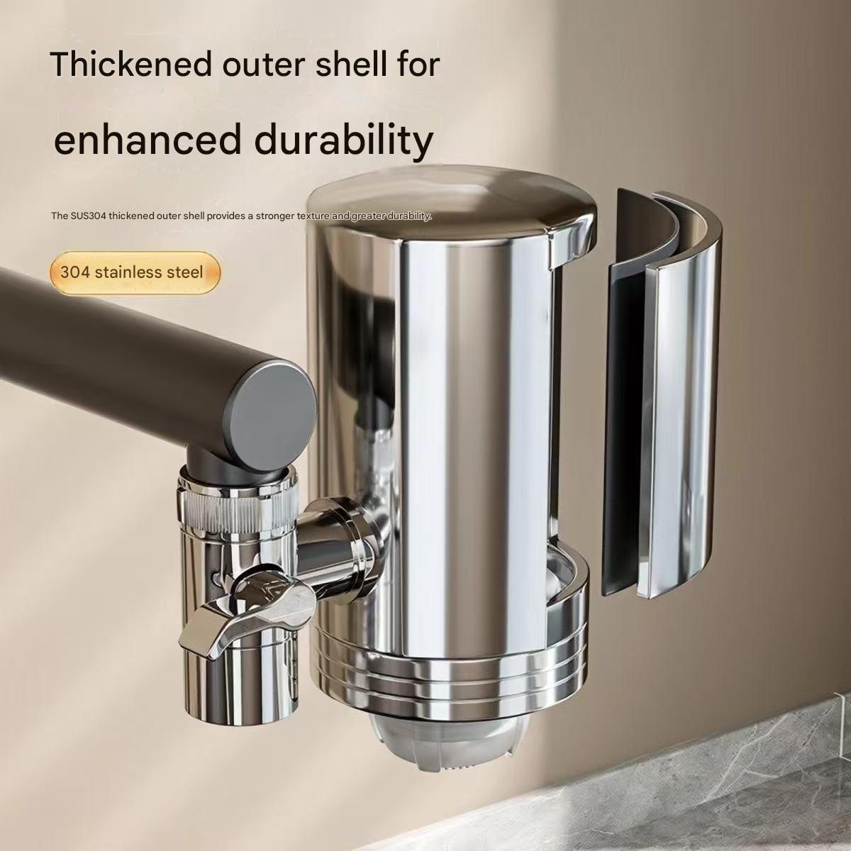 304 Stainless Steel Water Filter, Household Kitchen Faucet Pre-filter, Direct Drinking Water, Shower Sprayer