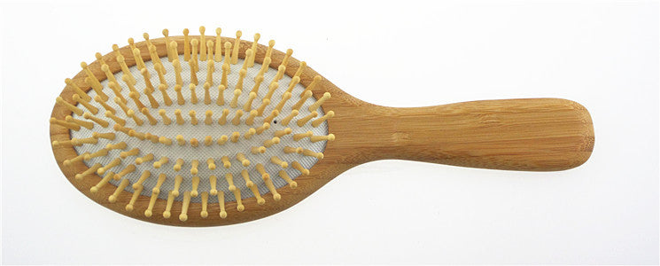 High Quality Hair Comb Bamboo Airbag Massage Comb Carbonized, Solid Wood Bamboo Cushion Anti-static Hair Brush Combs Travel