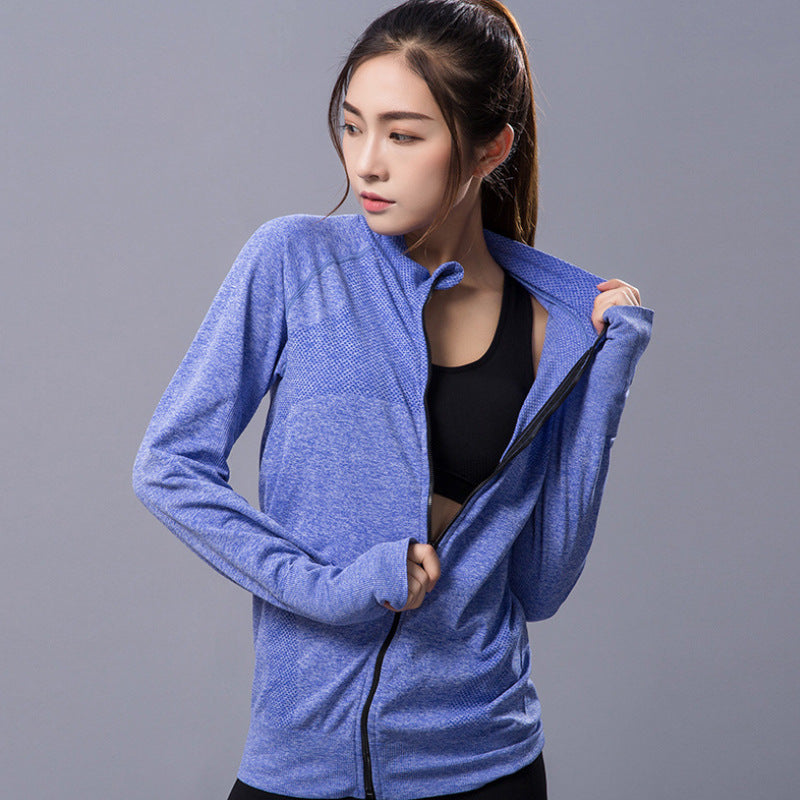 New yoga clothes sports fitness jacket