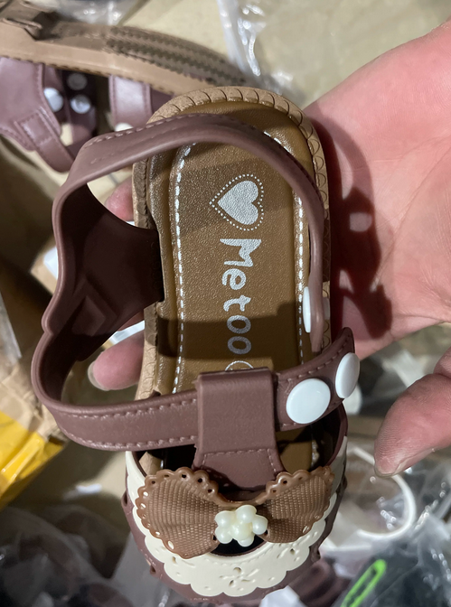 2026 Girls' Closed-Toe Sandals, New Summer Style, Soft Sole, Toddler Shoes, Princess Sandals with Bow