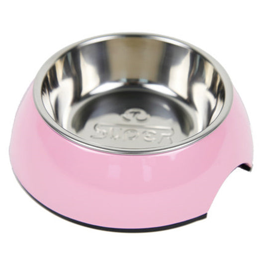 Hupp dog bowl pet supplies pet bowl wholesale stainless steel dog food bowl round bowl