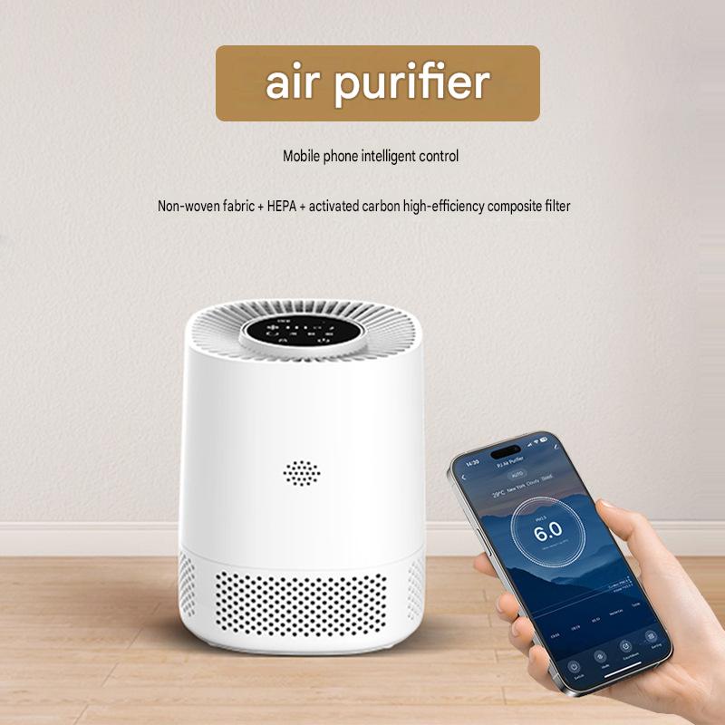 PJ06 New Cross-Border Air Purifier, Home Desktop Touchscreen WiFi Smart Air Purifier