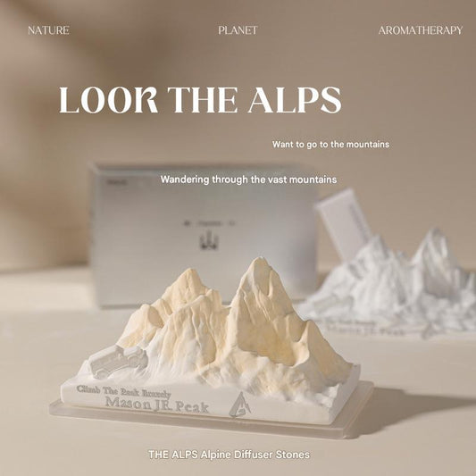 Alps Diffuser Stone Ornaments, Center Console Ornaments, Indoor Car Aromatherapy Ornaments, High-end Aromatherapy Gift Box