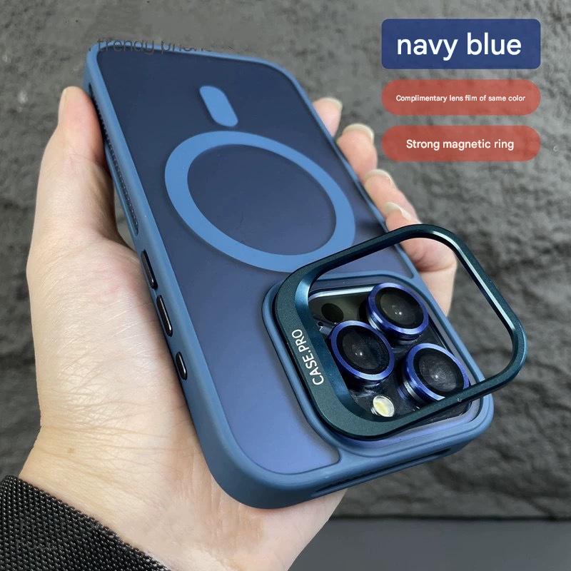 New Lens Cover Bracket Suitable For Apple 16Promax Magnetic Mobile Phone Case iPhone16 With Lens Film Heat Dissipation