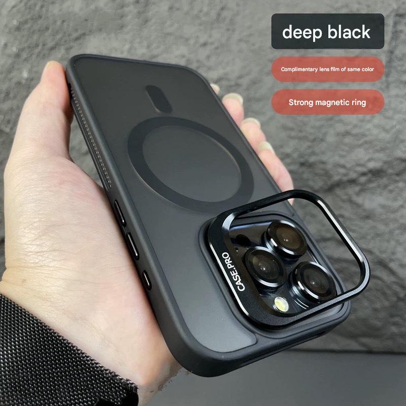 New Lens Cover Bracket Suitable For Apple 16Promax Magnetic Mobile Phone Case iPhone16 With Lens Film Heat Dissipation