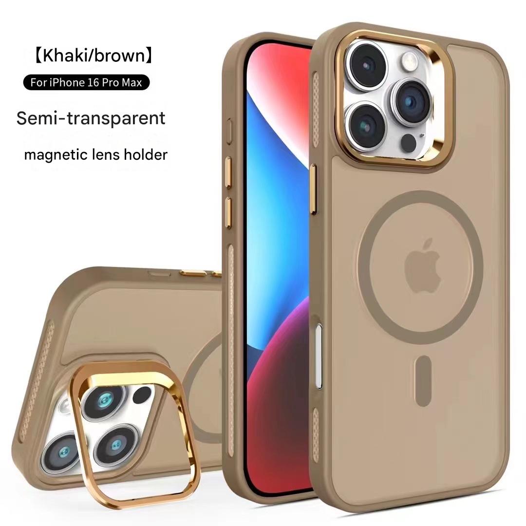 New Lens Cover Bracket Suitable For Apple 16Promax Magnetic Mobile Phone Case iPhone16 With Lens Film Heat Dissipation