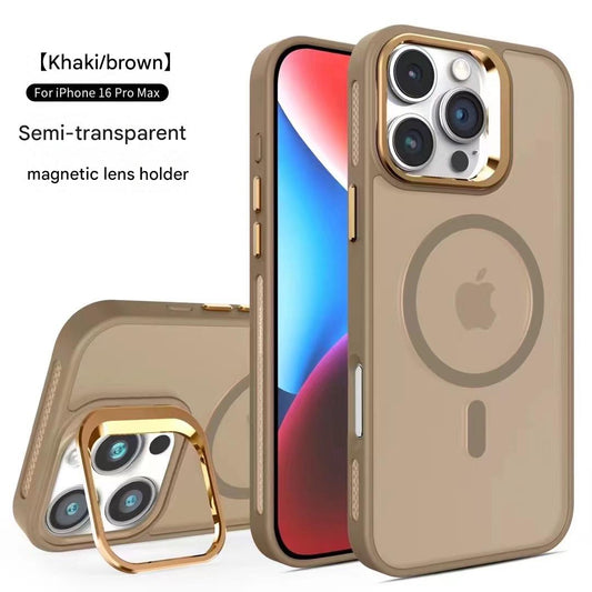 New Lens Cover Bracket Suitable For Apple 16Promax Magnetic Mobile Phone Case iPhone16 With Lens Film Heat Dissipation