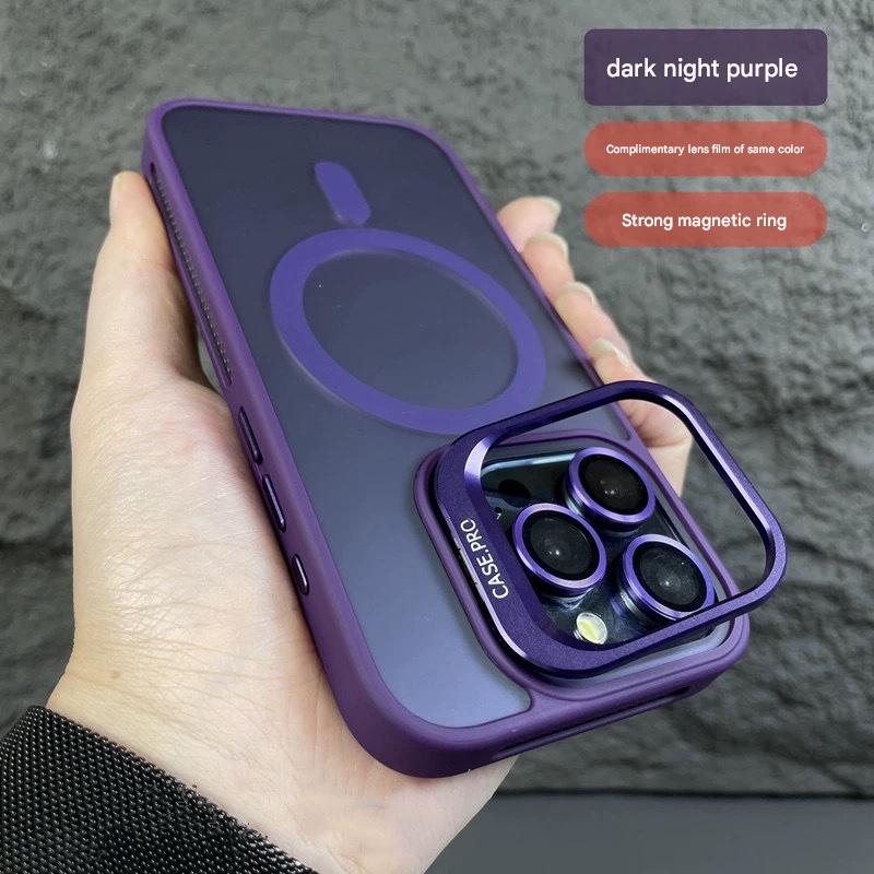 New Lens Cover Bracket Suitable For Apple 16Promax Magnetic Mobile Phone Case iPhone16 With Lens Film Heat Dissipation