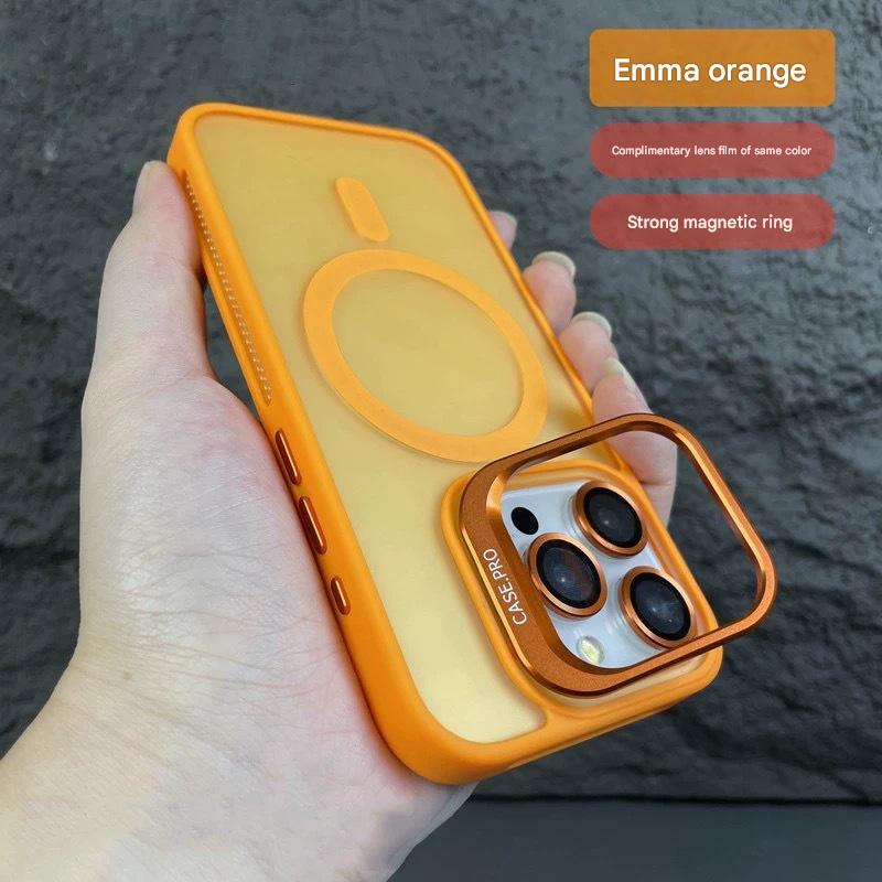 New Lens Cover Bracket Suitable For Apple 16Promax Magnetic Mobile Phone Case iPhone16 With Lens Film Heat Dissipation
