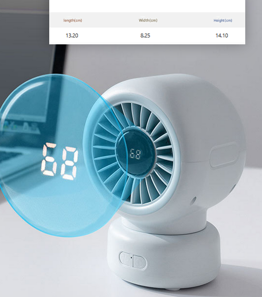 Cross-border 2026 Baby Stroller Fan Oscillating Baby Stroller Octopus Clip Portable Mini Rechargeable