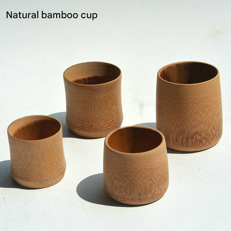 Carbonized Bamboo Cup, Bamboo Cup, Cup Tea, Kung Fu Cup, Bamboo Cup, Beer Cup, Bamboo Handmade Mini Simple