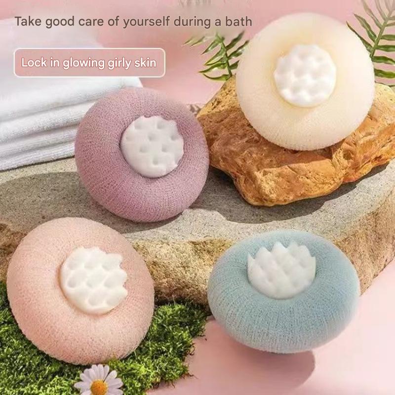 Bath Ball Suction Cup Bathing Artifact, High Value Massage Bath Rubbing Mud Back Rubbing